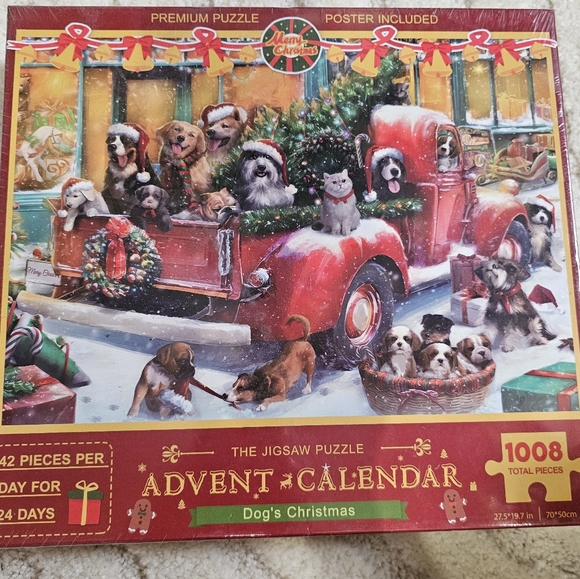 #20 Christmas Advent Calendar Jigsaw Puzzle - Picture 1 of 4